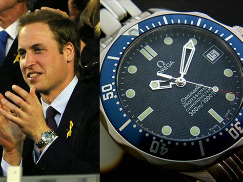 prince william omega seamaster quartz|Omega Seamaster watch.